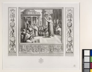 アレオパゴスで説教する聖パウロ 作： Raphael (1483 1520) (after)
