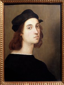 自画像-木に油彩、1504-1506年頃 作： Raphael