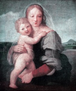 聖母子像（塔のマドンナ）1509-1511（油彩・カンヴァス 作： Raphael