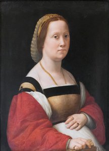 妊娠中の女性、ラ・グラビーダ 作： Raphael (1483 1520)