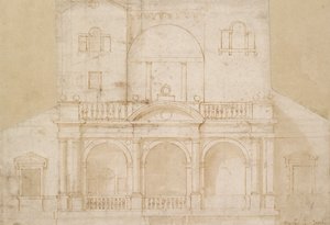 建築デザイン ヴィラ マダマ、16 世紀初頭 作： Raphael