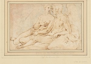 キューピッドとプシュケ、1540 年頃。 作： Raphael
