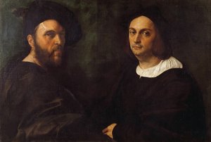 ダブルポートレート、c。 1516年。 作： Raphael