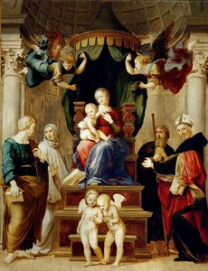 バルダッキーノの聖母、1506～1508年頃。 作： Raphael