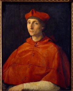 枢機卿の肖像-RaffaelloSanzio ditRaphaelによる絵画