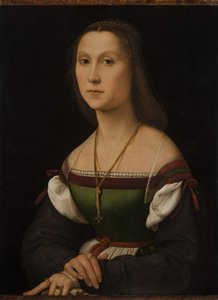ラムタの若い女性の肖像、1507年頃。 作： Raphael