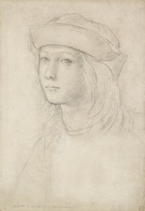 自画像の可能性がある未知の若者の肖像 作： Raphael