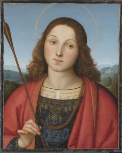 聖セバスチャン、ca 1501-1502 作： Raffaello Sanzio Raphael