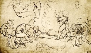 フィロストラタスのキューピッド 作： Raffaello Sanzio Raphael