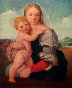 マッキントッシュマドンナ、c1510-1512、1929 作： Raffaello Sanzio Raphael
