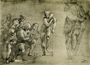 アテネ学校のピタゴラスグループ 作： Raffaello Sanzio Raphael
