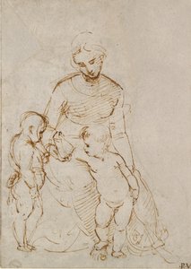 聖ヨハネと聖母子、16世紀初頭 作： Raphael