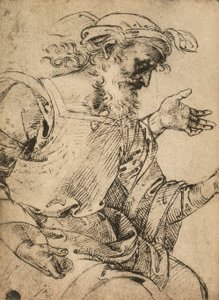 預言者エゼキエル。ラファエルの絵。ギャラリーデルアカデミア、ヴェネツィア 作： Raffaello Sanzio Raphael