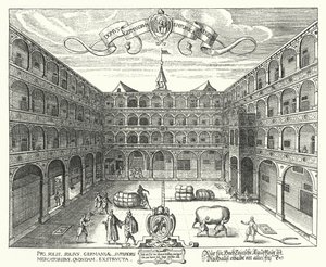 ヴェネツィアのドイツ商人の本拠地、フォンダコ・デイ・テデスキ 作： Raphael Custos
