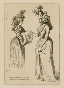 1791年のフランス風ファッション 作： Raphael Jacquemin