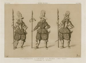 王子の被葬者のハルバーディア、1615-1620 作： Raphael Jacquemin