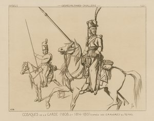 ロシア警備隊のコサック（1808および1814-15） 作： Raphael Jacquemin