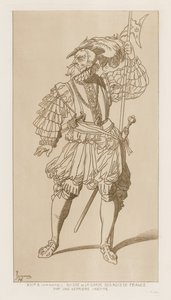 ラガルドデロワドフランスのスイス兵。 16世紀後半。未発表のベリエールの後。 作： Raphael Jacquemin