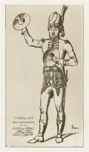 領事のガードの手榴弾のティンバリエ（1800-1804） 作： Raphael Jacquemin