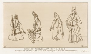 15〜16世紀のトルコの女性 作： Raphael Jacquemin