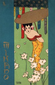 ゲイシャ、1900年頃（イラスト） 作： ラファエル・キルヒナー