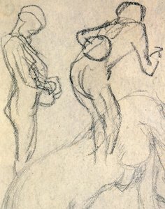 ヌード・スタディ、1905年頃（ドローイング 作： Raphael Kirchner