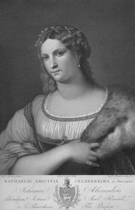 「ラ フォルナリーナ」、1814 年頃。 作： Raphael Morghen