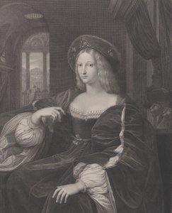 Doña Isabel de Requesens と Enríques de Cardona-Anglesola の肖像、以前は ...、1821 年と特定されていました 作： Raphael Morghen