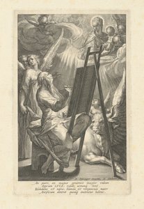 聖母を描く聖ルカ、1580年代。