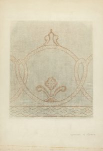 壁画修復図、c。 1940年。 作： Raymond E. Noble