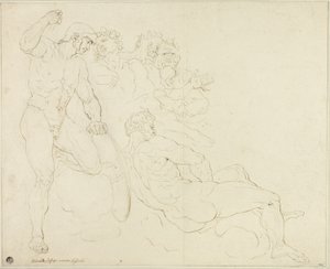 6人の古典的人物のスケッチ 作： Raymond de Lafage