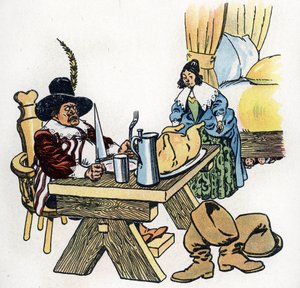 1920年頃、シャルル・ペロー童話の挿絵 "Le Petit Poucet"（イラストレーション