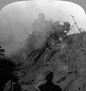 トレンチ戦争、ブルロンウッド、フランス、第一次世界大戦、1914-1918。