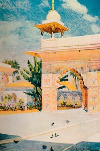 1913年、デリーのディワンイカス 作： Reginald Barratt