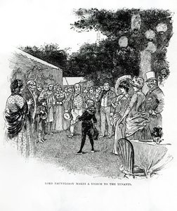 Little Lord Fauntleroy」のイラスト（彫刻）。 作： Reginald Bathurst Birch