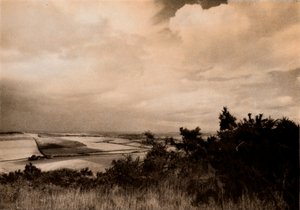 Streatey、Berks、1927年、1927年の上のダウンズから 作： Reginald Belfield