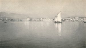 港、パルマ、マヨルカ、c27年、1927年 作： Reginald Belfield