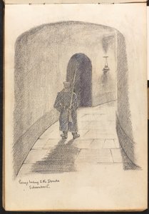Douche Scharnhorstに通じる通路 作： Reginald Copleston Bond