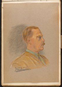 英国将校の肖像、1915 年 7 月 (図面)