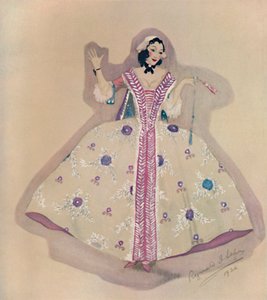 「コスチュームデザイン」、1926年、1927年 作： Reginald Leefe