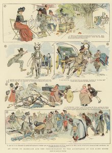 結婚の申し入れとその承諾の前段階（カラーリトグラフ） 作： レジナルド・トーマス・クリーバー