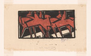 馬に乗ったライダー 作： Reijer Stolk (signed by artist)