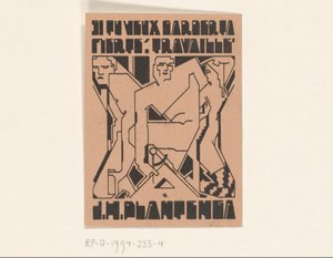 Ex libris van J.H. プランテンガ
