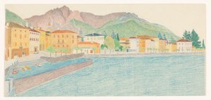 水上のイタリアの都市の眺め 作： Reijer Stolk