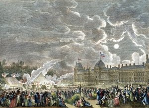 1792年の殉教者のための式典。1794-1804年（エングレーヴィング） 作： Reiner Vinkeles