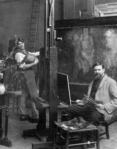 フランク・ブランウィン卿1867-1956、ウェールズのアーティスト、1911-1912。 作： Reinhold Thiele