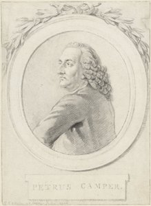 Petrus Camper 教授の肖像 作： Reinier Vinkeles (I)
