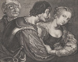 調達者：老婆、兵士、女性、約。 1635-68。 作： Reinier van Persyn