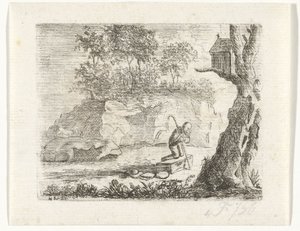 祈る巡礼者 作： Reinierus Albertus Ludovicus baron van Isendoorn à Blois