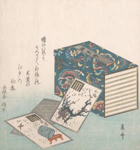 本とカード、18 ～ 19 世紀、18 ～ 19 世紀。 作： Reisai